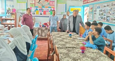 وكيل وزارة التربية والتعليم يتفقد مدارس إدارة البدارى 
