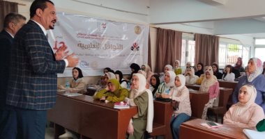إقبال من طلاب الثانوية على القوافل التعليمية المجانية فى شمال سيناء 