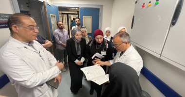 وفد هيئة الاعتماد يختتم جولاته بزيارة مستشفى نخل استعدادًا للتأمين الصحى الشامل جانب من الجولة