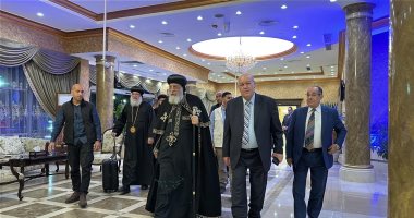 البابا تواضروس يعود لأرض الوطن بعد زيارة رعوية استمرت أسبوعين البابا تواضروس يعود لأرض الوطن