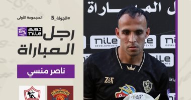 الشبكة نيوز : 
                                            ناصر منسى رجل مباراة الزمالك وسيراميكا بالدورى
                                        