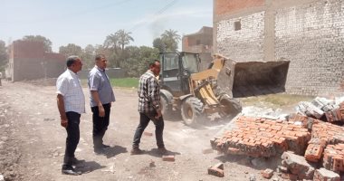 انطلاق المرحلة الأولى من الموجة الـ26 لإزالة التعديات بالفيوم