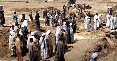 انهيار بئر بأحد مزارع المنيا على شخص جارى استخراجه موقع الحادث