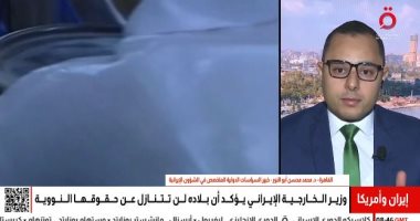خبير بالشئون الإيرانية: طهران تعتبر تخصيب اليورانيوم 60% سلميًا خبير السياسات الدولية المتخصص في الشؤون الإيرانية