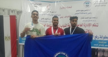 نتائج بطولة رفع الأثقال للجامعات المصرية المقامة بجامعة قناة السويس بطولة رفع الأثقال