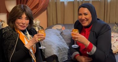 لبنى عبد العزيز لـ"تلفزيون اليوم السابع": حاربت للحفاظ على مصريتي في أمريكا الفنانة لبنى عبد العزيز والزميلة هبة الشافعى