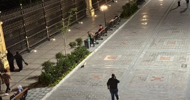 أجواء رائعة في ليالي الربيع على ممشي قناة السويس بمحافظة بورسعيد.. فيديو الممشى