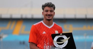 أحمد شريف رجل مباراة فاركو والمصرى بدورى nile أحمد شريف