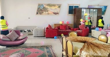 معرض أثاث مجاني للأسر الأولى بالرعاية بقرية جصفا بميت غمر جانب من المعرض