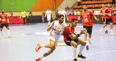الزمالك يتصدر المجموعة الأولى بالكؤوس الأفريقية لليد.. والأهلى وصيف الثانية يد الأهلى و الزمالك