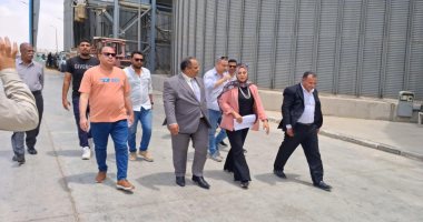 وكيل تموين الإسماعيلية تتفقد صوامع القمح بالقنطرة شرق