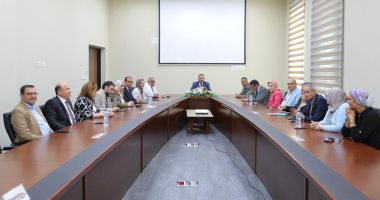جانب من انعقاد مجلس جامعة المنصورة الجديدة
