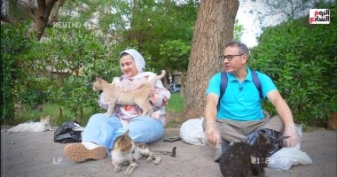 جابر القرموطي بيكلم القطة.. الإعلامى الكبير يتجول فى الشوارع ليطعم القطط والكلاب.. يبدأ رحلته بعدة أماكن.. القطط تلتف حوله كالأطفال بمجرد وصوله.. سر أغلى حذاء عنده.. وهذه رسالته لأصحاب القلوب القاسية.. فيديو الزميلة رحمة خليفة مع الاعلامى جابر القرموطى
