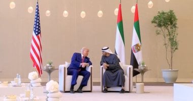 ترامب: العلاقات الأمريكية الإماراتية فى أعلى مستوياتها ترامب ومحمد بن زايد