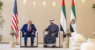 رئيس دولة الإمارات يمنح الرئيس الأمريكى دونالد ترامب "وسام الشيخ زايد" ترامب والشيخ محمد بن زايد