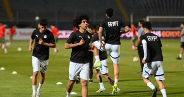 منتخب الشباب ينهى عمليات الإحماء استعدادا لمواجهة المغرب.. صور منتخب الشباب