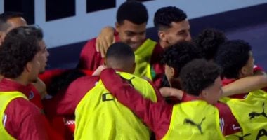 المغرب تسجل الهدف الأول فى شباك مصر بكأس أفريقيا للشباب فرحة المغرب