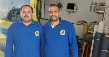 ولادة داخل سيارة إسعاف على ايدى السائق والمسعف بالشرقية فريق الإسعاف