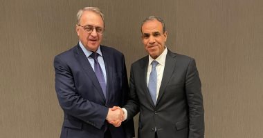 وزير الخارجية والهجرة يلتقى نائب وزير الخارجية الروسى