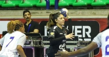 فوز سيدات الأهلى على أبيدجان الإيفوارى فى الكؤوس الأفريقية لكرة اليد فريق سيدات كرة اليد بالنادي الأهلي