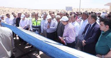 نائب رئيس الوزراء يتفقد إنشاء خط سكة حديد بئر العبد / العريش / طابا بسيناء نائب رئيس الوزراء يتفقد إنشاء خط سكة حديد بئر العبد