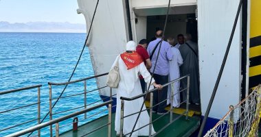 انطلاق أول أفواج الحج البري من ميناء نويبع البحري.. صور أفواج الحج البري