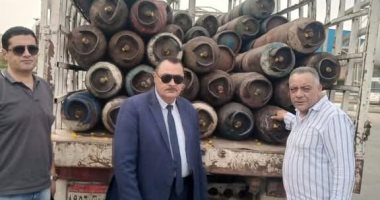 ضبط 24 مخالفة لبيع اسطوانات الغاز أعلى من الأسعار المقررة بدمياط