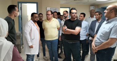وفد الطب العلاجى بوزارة الصحة يختتم زيارته بتفقد مستشفى جهينة المركزى بسوهاج