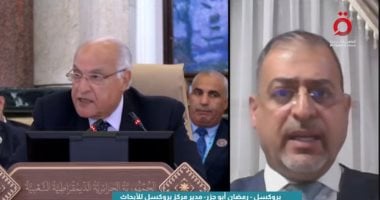 رمضان أبو جزر: سانشيز رمز أوروبى لدعم فلسطين وإسبانيا تقود تحركات لمعاقبة إسرائيل رمضان أبو جزر، مدير مركز بروكسل للأبحاث