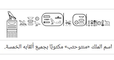 تاريخ مصر.. الألقاب الرسمية للفرعون كما ذكرها سليم حسن اسم الملك منتوحتب