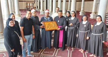 رسالة المحبة على أرض السلام من مسجد عمرو بن العاص بمدينة دمياط القديمة جانب من الزيارة