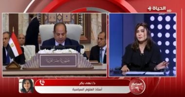 أستاذة علوم سياسية: كلمة الرئيس السيسى ببغداد شاملة تتفق مع السياسة الخارجية المصرية صورة من المداخلة