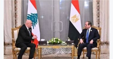 كلمة تاريخية لرئيس لبنان: حين أُسكتت أقلامُ بيروت فاضت أدبا وصحافة وسياسة على ضفافِ النيل الرئيس عبد الفتاح السيسى والرئيس عون