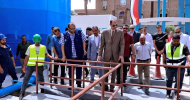 محافظ سوهاج يطلق التشغيل التجريبى لمحطة مياه أولاد الشيخ بـ9.2 مليون جنيه