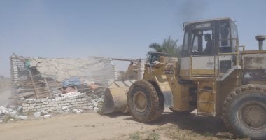 وزير الإسكان: إزالة تعديات بمساحة 507 أفدنة فى بنى سويف والفشن الجديدتين ازالة التعديات