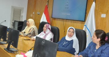 جامعة حلوان تنظم ندوة التداخل البينى لتأهيل الخريجين لمواجهة تحديات الحياة الأسرية جانب من الندوة