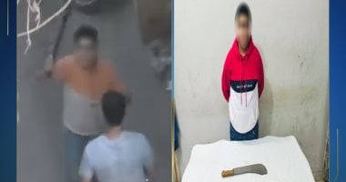 كشف ملابسات فيديو يظهر تعدى شخص على سيدة فى دمياط المتهم والمضبوطات