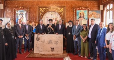 تفاصيل جولة البابا تواضروس ووزير السياحة لموقع أبو مينا الأثري ودير مارمينا بالإسكندرية جولة البابا تواضروس ووزير السياحة لموقع أبو مينا ودير مارمينا