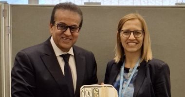 وزير الصحة يبحث مع نظيرته السلوفينية التعاون فى العديد من المجالات الطبية الدكتور خالد عبدالغفار يلتقى وزيرة صحة سلوفينيا