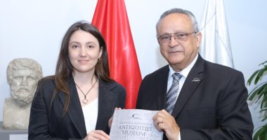 وفد روسى يبحث التعاون الثقافى بين مكتبة الإسكندرية ومركز "بريماكوف" الروسى