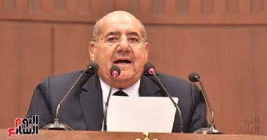 رئيس مجلس الشيوخ ينعى شقيق المستشار عدلى منصور المستشار عبد الوهاب عبد الرازق، رئيس مجلس الشيوخ