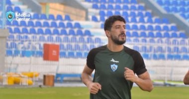 شكوك حول مشاركة التونسى بن حمودة فى تشكيل المحلة أمام طلائع الجيش بالدورى التونسى محمد على بن حمودة مهاجم فريق غزل المحلة