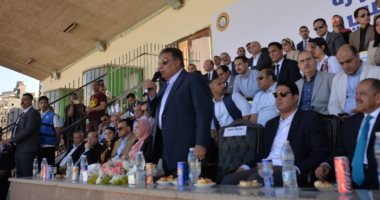 محافظ الدقهلية ووزير الشباب يفتتحان المرحلة الأولى لتطوير ملعب استاد المنصورة