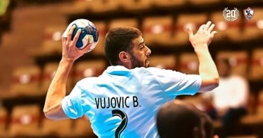 فويكوفيتش أفضل لاعب في مباراة الزمالك و الترجي التونسي بالكؤوس الأفريقية لليد يد الزمالك