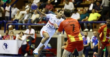 الزمالك يهزم الترجي ويتأهل لمواجهة الأهلي بنهائي الكؤوس الأفريقية لليد الزمالك