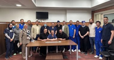 نجاح جراحة استبدال الصمام الأورطى الثلاثى الشرفات بتقنية " أوزاكى" بجامعة طنطا