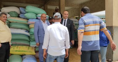 توريد 195 ألفًا و199 طن من الأقماح المحلية بكفر الشيخ متابعة توريد الأقنماح بشون كفر الشيخ (1)