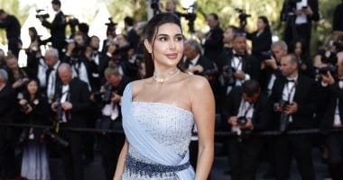 ياسمين صبرى فى العرض الخاص لفيلم the history of sound بمهرجان كان السينمائى ياسمين صبري