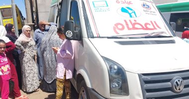 قافلة طبية بقرية أبو سعادة فى كفر سعد بدمياط تقدم خدماتها لـ1460 مواطنا