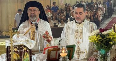بطريرك الأقباط الكاثوليك يترأس قداس عيد القديسة ريتا بكنيسة الآباء الفرنسيسكان 